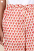 Cambric Cotton Palazzo Pants In Block Print